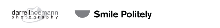 Logos for lead gold sponsors, Darrell Hoemann Photography & Smile Politely