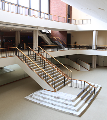 Foellinger Great Hall ramp