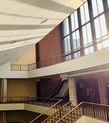 Foellinger Great Hall foyer