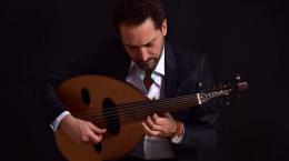 Naseer Shamma playing the oud