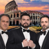 Three Italian Tenors, with the Colosseum as a backdrop