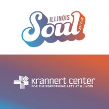 The logo of Illinois Soul combined with the logo of Krannert Center for the Performing Arts.